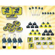 Kit Festa Infantil Batman 114 Pças (10 pessoas) - Produto artesanal