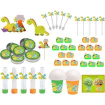 Kit Festa Infantil Dinossauro 265 Peças (30 pessoas )