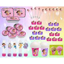 Kit Festa Infantil Dora Aventureira 292 Peças (30 pessoas)