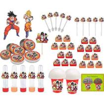 Kit Festa Infantil Dragon Ball Z 265 Peças (30 pessoas)
