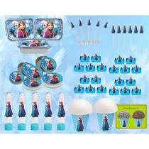 Kit Festa Infantil Frozen 160 Peças (20 pessoas)