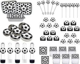 Kit Festa Infantil Futebol (preto E Branco) 178 Pças (20 pessoas) - Produto artesanal