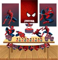 Kit festa Infantil Homem Aranha Lembrancinha Decoração Menino Kit festa Infantil Homem Aranha Lembrancinha Decoração Menino