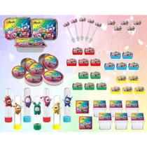 Kit Festa Infantil Oddbods 114 Pças (10 pessoas)