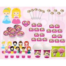 Kit Festa Infantil Princesas Baby 143 Peças (20 pessoas) - Produto artesanal