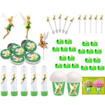 Kit festa Infantil Tinker Bell (Sininho) 99 peças (10 pessoas)