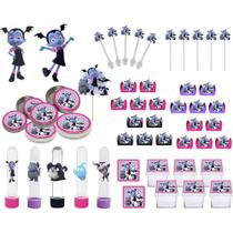 Kit Festa Infantil Vampirina 107 Peças (10 pessoas)