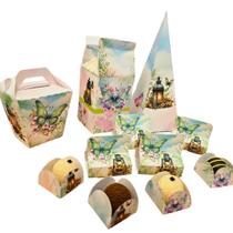 Kit Festa Jardim das Borboletas com 50 Lembrancinhas Kit Festa Jardim das Borboletas com 50 Lembrancinhas