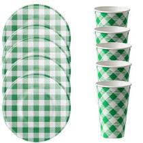 Kit Festa Junina 20 Convidados Pratos Copos Guardanapos Papel Kit Festa Junina 20 Convidados Pratos Copos Guardanapos Papel