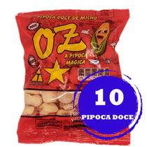 Kit Festa Junina Fardo de Pipoca Doce Oz 10 Unidades 12g Top