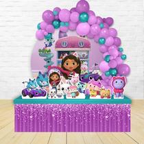 KIT FESTA KIT FESTA PAINEL REDONDO Decoração Infantil Gabby's Dollhouse