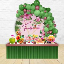 KIT FESTA KIT FESTA PAINEL REDONDO Decoração Infantil Tardezinha Tropical KIT FESTA KIT FESTA PAINEL REDONDO Decoração Infantil Tardezinha Tropical