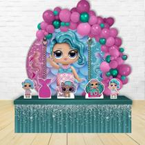 KIT FESTA KIT FESTA PAINEL REDONDO Decoração Lol Sereia KIT FESTA KIT FESTA PAINEL REDONDO Decoração Lol Sereia