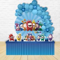 KIT FESTA KIT FESTA PAINEL REDONDO Decoração Oddbods 1,50 Diâmetro