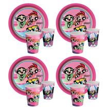 Kit Festa Meninas Superpoderosas: 16 Copos 200 ml + 16 Pratos 18 cm Festcolor Inspire Sua Festa Loja Kit Festa Meninas Superpoderosas: 16 Copos 200 ml + 16 Pratos 18 cm Festcolor Inspire Sua Festa Loja