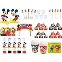 Kit festa Mickey 105 peças (10 pessoas)