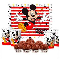 Kit Festa Mickey Mouse 109 pçs decoração aniversário completa Kit Festa Mickey Mouse 109 pçs decoração aniversário completa