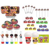 Kit Festa Mini Beat Power Rockers 106 Peças (10 pessoas)