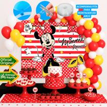 Kit Festa Minnie Vermelha Decoração anive Painel +150 Balões
