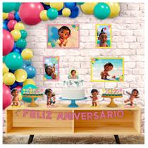 Kit Festa Moana Baby: Decoração Encantadora Festa Infantil Kit Festa Moana Baby: Decoração Encantadora Festa Infantil