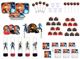 Kit Festa Mortal Kombat 121Peças (10 pessoas)