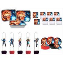 Kit Festa Mortal Kombat 40 peças (10 pessoas)