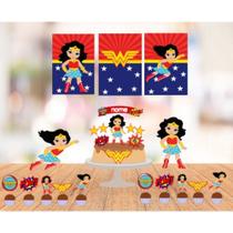 Kit Festa Mulher Maravilha
