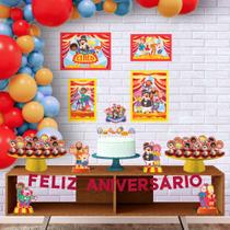 Kit festa MUNDO BITA CIRCO Decoração Aniversário 40 pçs