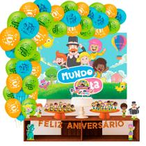 Kit festa Mundo Bita Decoração aniversário EVA + 25 Balão Kit festa Mundo Bita Decoração aniversário EVA + 25 Balão