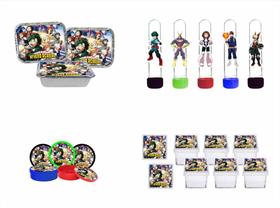 Kit Festa My hero Academia 120 peças (30 pessoas)