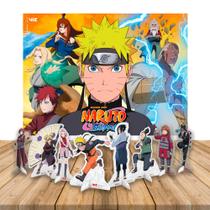 Kit Festa Naruto Decoração Completo 8 Display + Paine GG