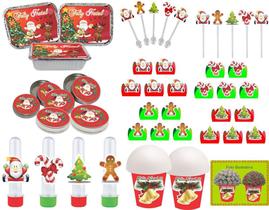 Kit Festa Natal 160 peças (20 pessoas)