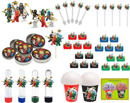 kit festa Ninjago 143 peças (20 pessoas)