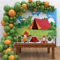 Kit Festa Ouro Acampamento Camping- IMPAKTO VISUAL Kit Festa Ouro Acampamento Camping- IMPAKTO VISUAL