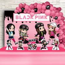 Kit Festa Ouro Black pink Cute - IMPAKTO VISUAL Kit Festa Ouro Black pink Cute - IMPAKTO VISUAL
