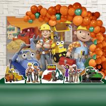 Kit Festa Ouro Bob o Construtor - IMPAKTO VISUAL Kit Festa Ouro Bob o Construtor - IMPAKTO VISUAL