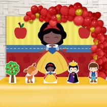 Kit Festa Ouro Branca De Neve Negra- IMPAKTO VISUAL Kit Festa Ouro Branca De Neve Negra- IMPAKTO VISUAL