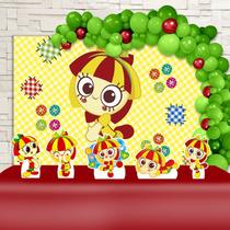 Kit Festa Ouro Emilia Sitio do Pica Pau Amarelo - IMPAKTO VISUAL Kit Festa Ouro Emilia Sitio do Pica Pau Amarelo - IMPAKTO VISUAL