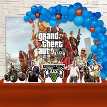 Kit Festa Ouro GTA Grand Theft Auto - IMPAKTO VISUAL