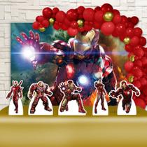 Kit Festa Ouro Homem de Ferro - IMPAKTO VISUAL Kit Festa Ouro Homem de Ferro - IMPAKTO VISUAL