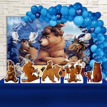 Kit Festa Ouro Irmão Urso - IMPAKTO VISUAL Kit Festa Ouro Irmão Urso - IMPAKTO VISUAL
