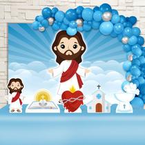 Kit Festa Ouro Jesus Batizado - IMPAKTO VISUAL Kit Festa Ouro Jesus Batizado - IMPAKTO VISUAL