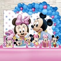 Kit Festa Ouro Mickey e Minnie Baby - IMPAKTO VISUAL Kit Festa Ouro Mickey e Minnie Baby - IMPAKTO VISUAL