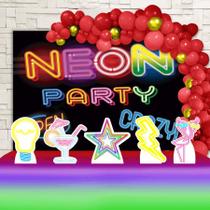 Kit Festa Ouro Neon Party - IMPAKTO VISUAL
