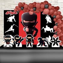 Kit Festa Ouro Ninja Samurai - IMPAKTO VISUAL