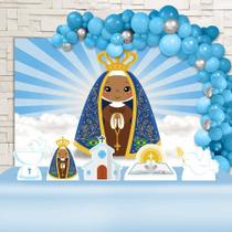 Kit Festa Ouro Nossa Senhora Aparecida - IMPAKTO VISUAL Kit Festa Ouro Nossa Senhora Aparecida - IMPAKTO VISUAL