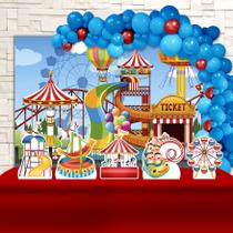 Kit Festa Ouro Parque de Diversões - IMPAKTO VISUAL Kit Festa Ouro Parque de Diversões - IMPAKTO VISUAL