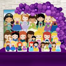 Kit Festa Ouro Princesas Baby Cute - IMPAKTO VISUAL Kit Festa Ouro Princesas Baby Cute - IMPAKTO VISUAL