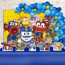 Kit Festa Ouro Robot Trains - IMPAKTO VISUAL Kit Festa Ouro Robot Trains - IMPAKTO VISUAL