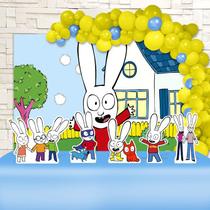 Kit Festa Ouro Simon o Coelho - IMPAKTO VISUAL Kit Festa Ouro Simon o Coelho - IMPAKTO VISUAL